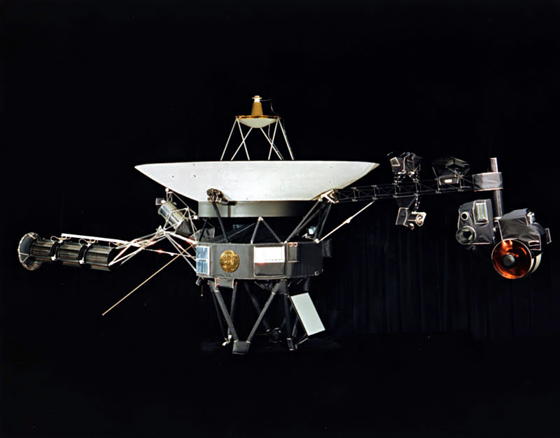 The Voyager probe.
